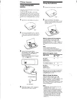 Preview for 8 page of Sony Discman D-368 Operating Instructions Manual