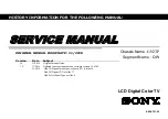 Sony DL-55W657D Service Manual preview