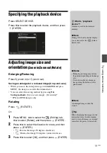 Preview for 19 page of Sony DPF-A73/E73 Operating Instructions Manual