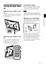 Preview for 23 page of Sony DPF-V1000 Operating Instructions Manual