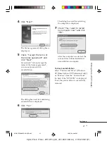 Preview for 21 page of Sony DPP-FP30 Fall 2005 Instruction & Operation Manual