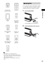 Preview for 21 page of Sony DREAM MACHINE 4-154-584-35(1) Operating Instructions Manual