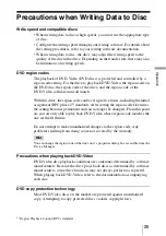 Preview for 25 page of Sony DRX-800UL Operating Instructions Manual