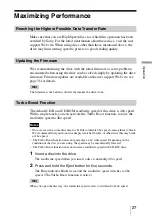 Preview for 27 page of Sony DRX-800UL Operating Instructions Manual