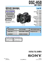 Preview for 9 page of Sony DSC-H50 Service Manual