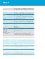 Preview for 3 page of Sony DSC-HX50V/B Specifications