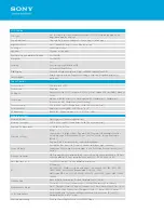 Preview for 4 page of Sony DSC-RX100M2 Specifications