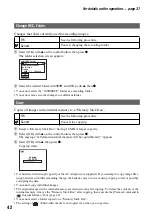 Preview for 42 page of Sony DSC-S45 - Cyber-shot Digital Still Camera Handbook