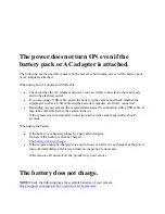 Preview for 4 page of Sony DSCWX220/B Troubleshooting Manual