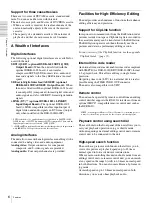 Preview for 6 page of Sony DSR-1600 Operating Instructions Manual