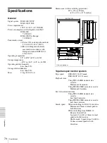 Preview for 70 page of Sony DSR-1600 Operating Instructions Manual