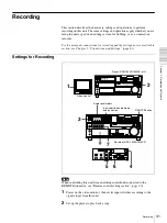 Preview for 31 page of Sony DSR-1800A Operating Instructions Manual