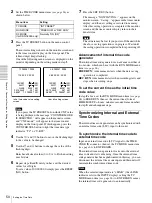 Preview for 50 page of Sony DSR-1800A Operating Instructions Manual