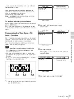 Preview for 51 page of Sony DSR-1800A Operating Instructions Manual