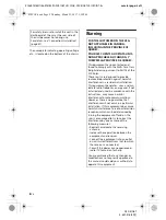 Preview for 2 page of Sony DSX-410BT Operating Instructions Manual