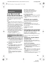 Preview for 20 page of Sony DSX-410BT Operating Instructions Manual