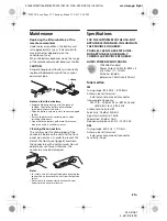 Preview for 28 page of Sony DSX-410BT Operating Instructions Manual