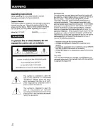 Preview for 2 page of Sony DTC-670 Operating Instructions Manual