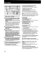 Preview for 16 page of Sony DTC-670 Operating Instructions Manual