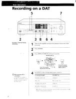 Preview for 4 page of Sony DTC-ZA5ES Operating Instructions Manual