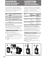 Preview for 36 page of Sony DVCAM DSR-PD1 Operating Instructions Manual