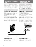 Preview for 58 page of Sony DVCAM DSR-PD1 Operating Instructions Manual