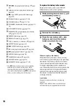 Preview for 18 page of Sony DVE7000S - DVD Walkman Operating Instructions Manual