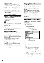 Preview for 26 page of Sony DVE7000S - DVD Walkman Operating Instructions Manual