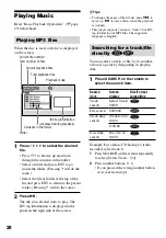 Preview for 28 page of Sony DVE7000S - DVD Walkman Operating Instructions Manual