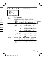 Preview for 43 page of Sony DVE7000S - DVD Walkman Operating Instructions Manual