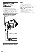 Preview for 50 page of Sony DVE7000S - DVD Walkman Operating Instructions Manual