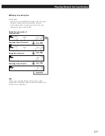 Preview for 21 page of Sony DVP-8306 Operating Instructions Manual