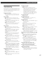 Preview for 43 page of Sony DVP-8306 Operating Instructions Manual