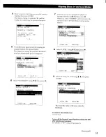 Preview for 31 page of Sony DVP-C600D - 5 Disc Cd/dvd Player Operating Instructions Manual