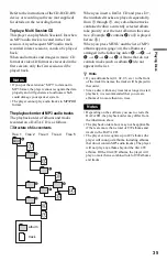 Preview for 35 page of Sony DVP-F250 Operating Instructions Manual