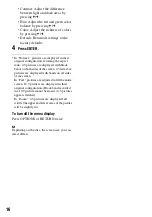 Preview for 16 page of Sony DVP-FX74 Operating Instructions Manual