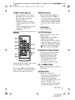 Preview for 7 page of Sony DVP-FX921 Marketing Specifications (DVP-FX921) Operating Instructions Manual