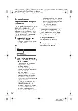 Preview for 154 page of Sony DVP-FX970 Operating Instructions Manual