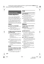 Preview for 160 page of Sony DVP-FX970 Operating Instructions Manual