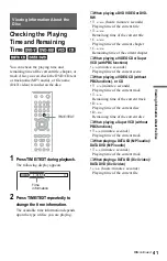 Preview for 41 page of Sony DVP-K82P Operating Instructions Manual