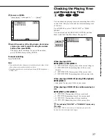 Preview for 27 page of Sony DVP-K880D Operating Instructions Manual