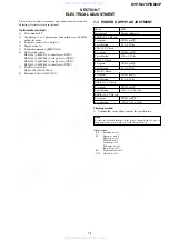 Preview for 74 page of Sony DVP-K880P Service Manual