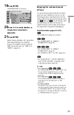 Preview for 31 page of Sony DVP-LS785V Operating Instructions Manual