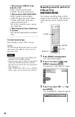 Preview for 42 page of Sony DVP-LS785V Operating Instructions Manual