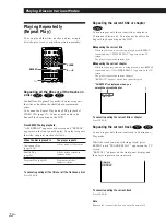 Preview for 22 page of Sony DVP-M35 Operating Instructions Manual