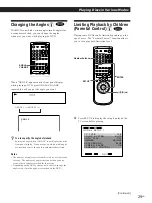 Preview for 29 page of Sony DVP-M35 Operating Instructions Manual