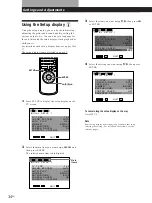 Preview for 34 page of Sony DVP-M35 Operating Instructions Manual