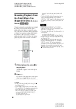 Preview for 34 page of Sony DVP-NC555ES - Es Dvd Player Operating Instructions Manual