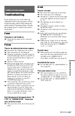 Preview for 67 page of Sony DVP-NC625 Operating Instructions Manual