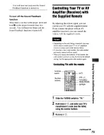 Preview for 73 page of Sony DVP-NC650V Operating Instructions Manual